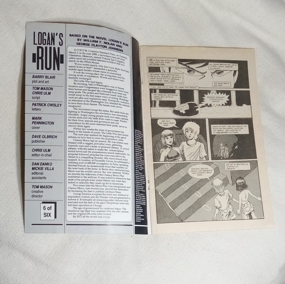 Adventure Comics Logans Run #6 - Picture 4 of 8